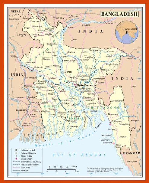 Bangladesh Map